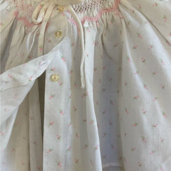 Charming White and Pink Kids Blouse - Picture 4 of 4